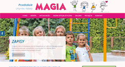 Desktop Screenshot of magiaprzedszkole.edu.pl